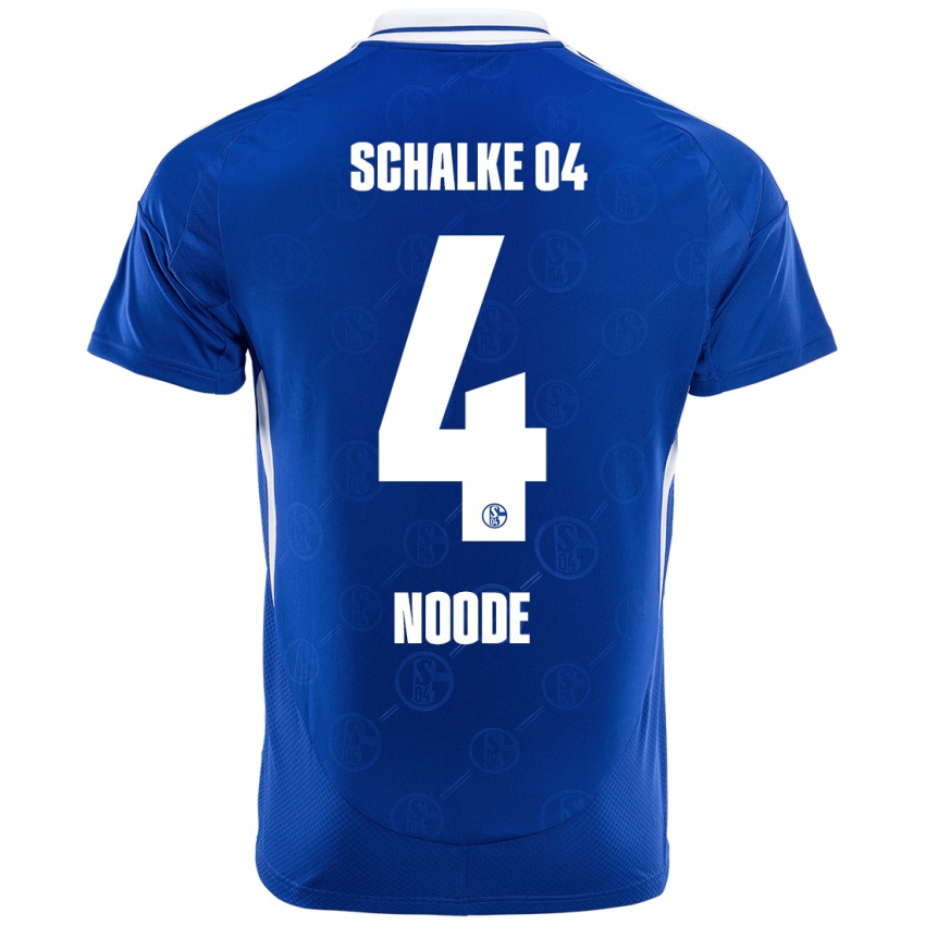 Bambino Maglia Steve Noode #4 Blu Reale Kit Gara Home 2024/25 Maglietta