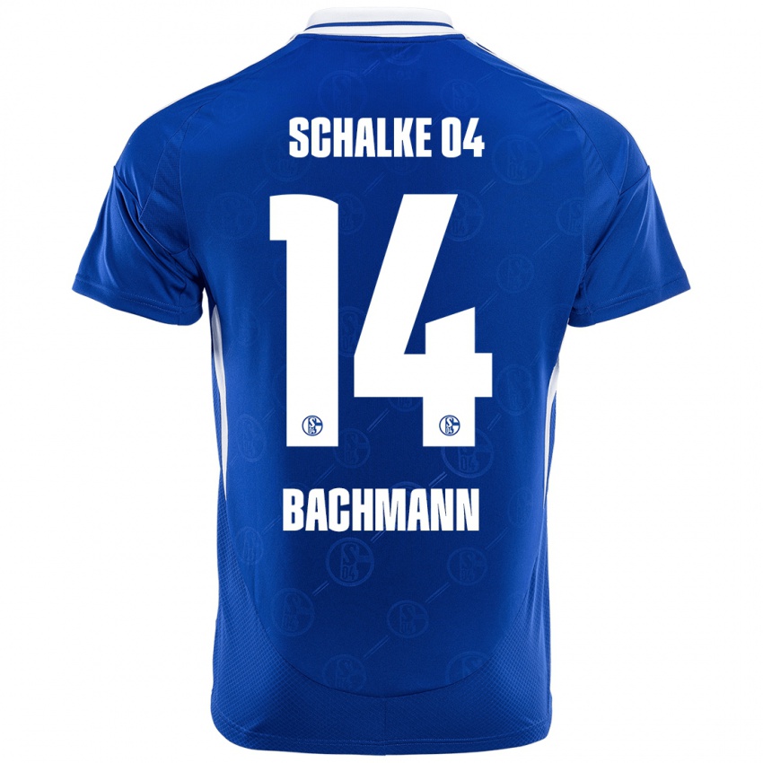 Bambino Maglia Janik Bachmann #14 Blu Reale Kit Gara Home 2024/25 Maglietta