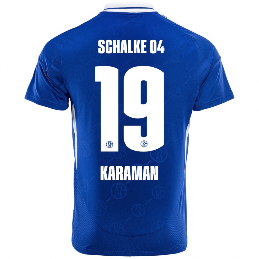 Bambino Maglia Kenan Karaman #19 Blu Reale Kit Gara Home 2024/25 Maglietta