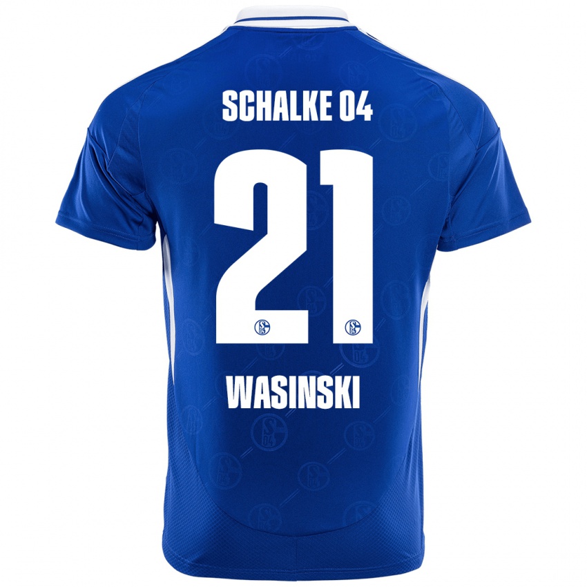 Bambino Maglia Martin Wasinski #21 Blu Reale Kit Gara Home 2024/25 Maglietta