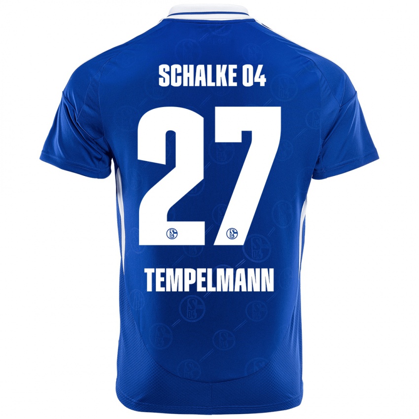 Bambino Maglia Lino Tempelmann #27 Blu Reale Kit Gara Home 2024/25 Maglietta