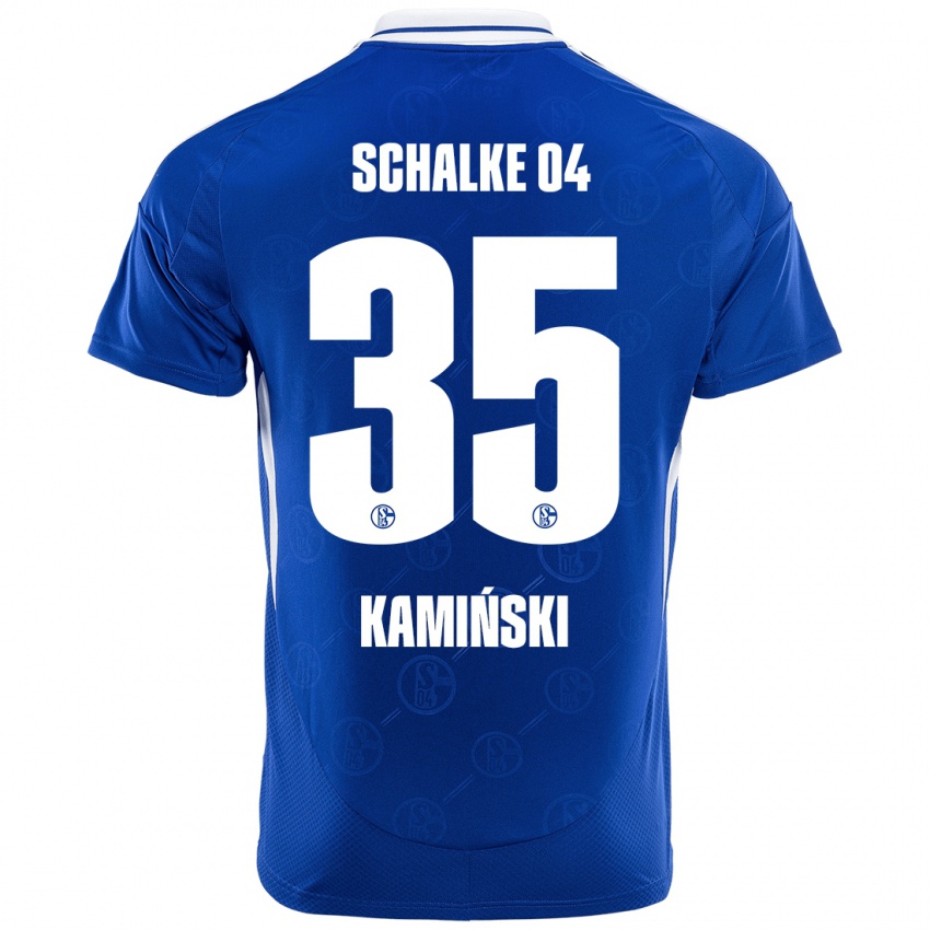 Bambino Maglia Marcin Kaminski #35 Blu Reale Kit Gara Home 2024/25 Maglietta