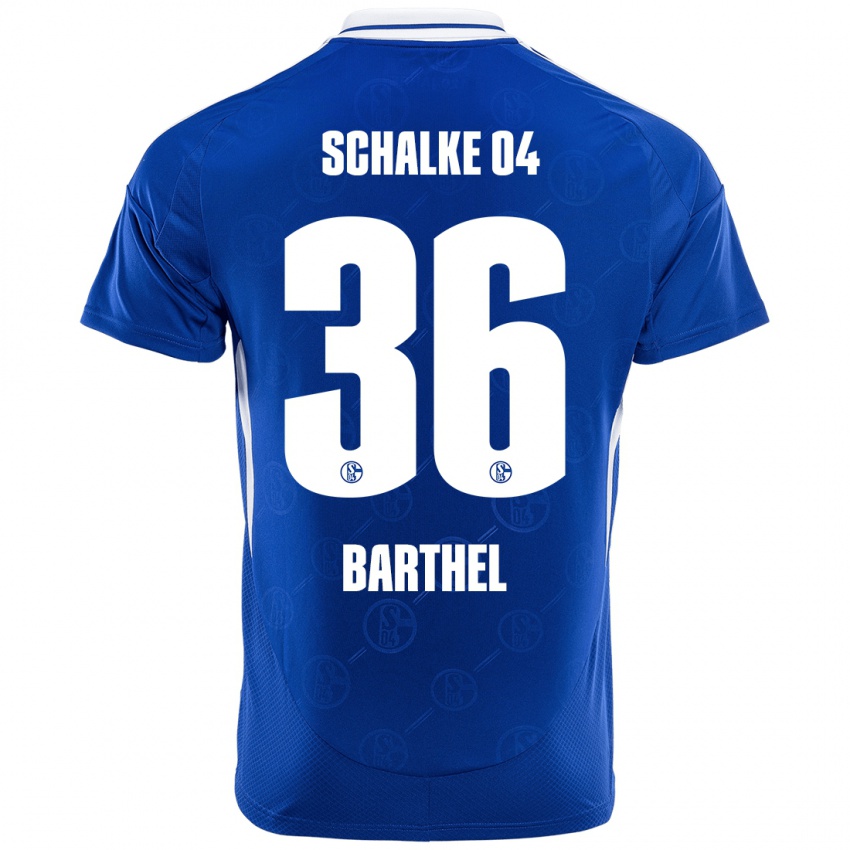 Bambino Maglia Niklas Barthel #36 Blu Reale Kit Gara Home 2024/25 Maglietta