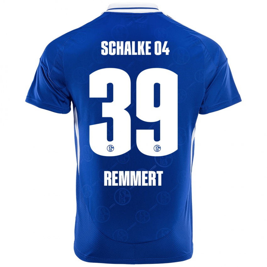 Bambino Maglia Peter Remmert #39 Blu Reale Kit Gara Home 2024/25 Maglietta