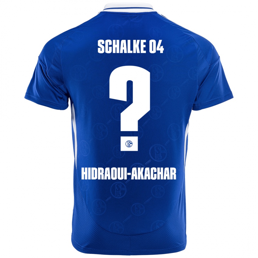 Bambino Maglia Yassin Hidraoui-Akachar #0 Blu Reale Kit Gara Home 2024/25 Maglietta