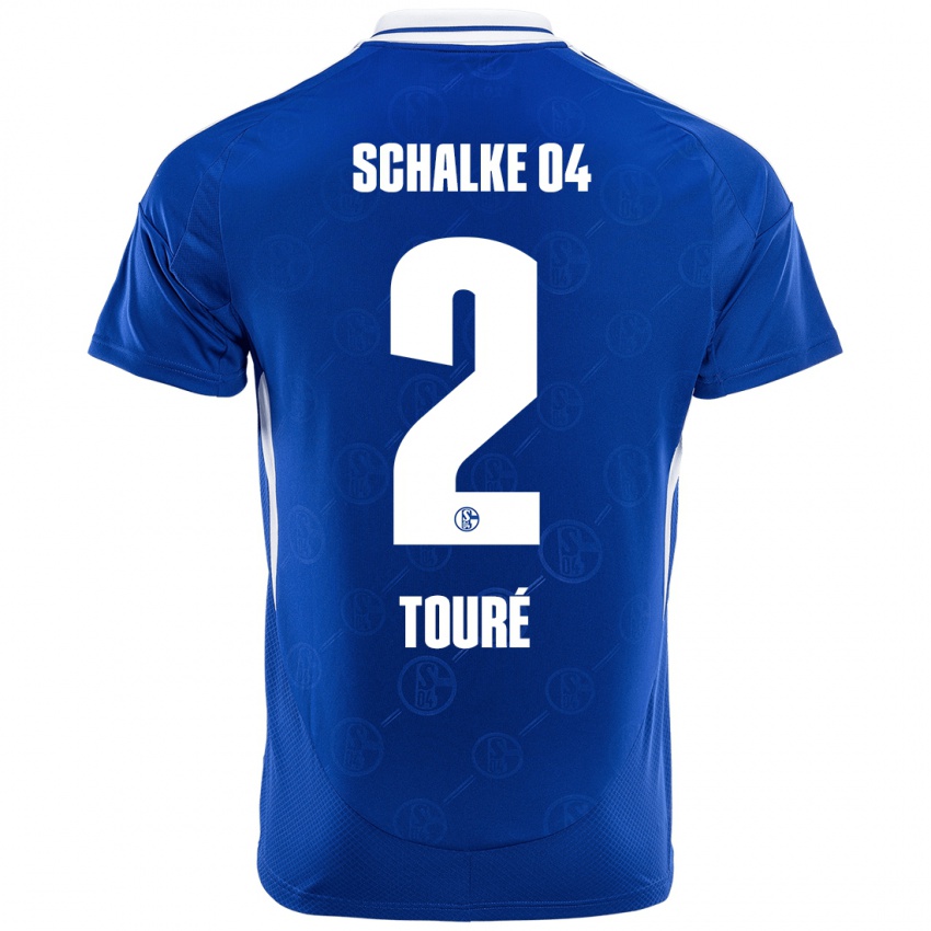 Bambino Maglia Tidiane Touré #2 Blu Reale Kit Gara Home 2024/25 Maglietta