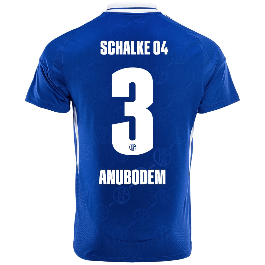 Bambino Maglia Ngufor Anubodem #3 Blu Reale Kit Gara Home 2024/25 Maglietta