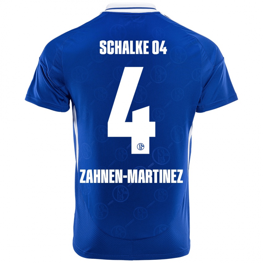 Bambino Maglia Pablo Zahnen-Martinez #4 Blu Reale Kit Gara Home 2024/25 Maglietta