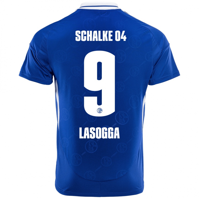 Bambino Maglia Pierre-Michel Lasogga #9 Blu Reale Kit Gara Home 2024/25 Maglietta