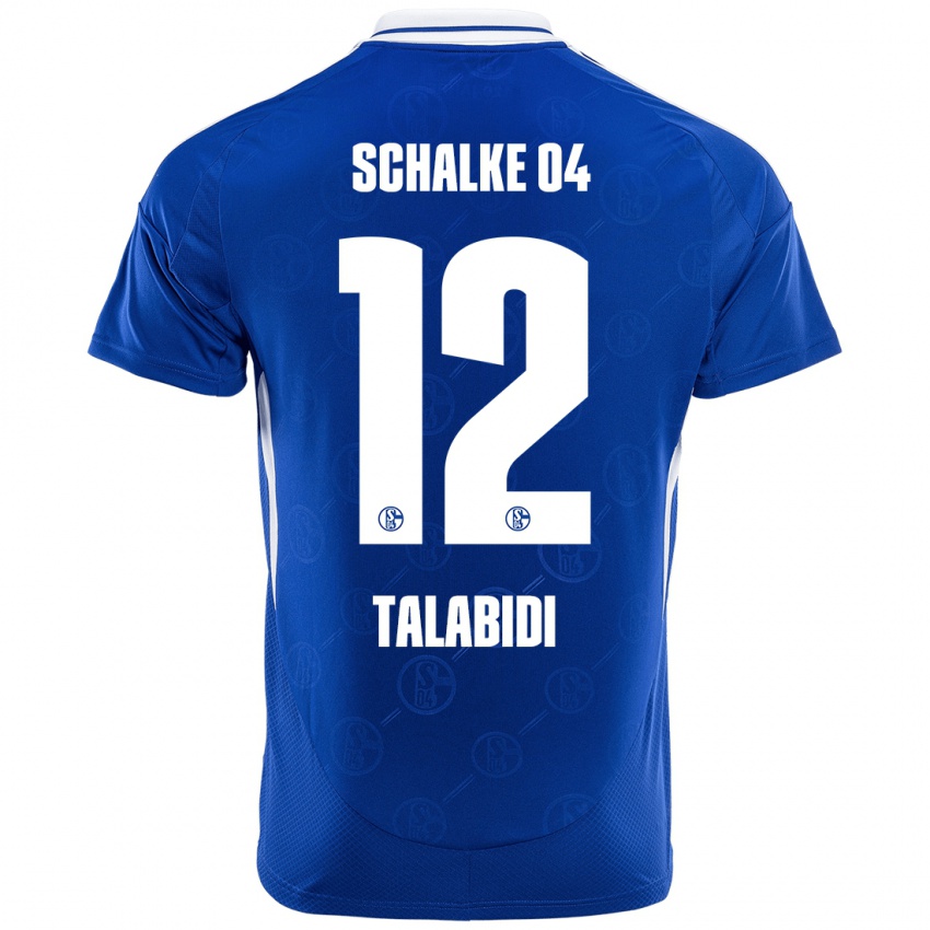 Bambino Maglia Malik Talabidi #12 Blu Reale Kit Gara Home 2024/25 Maglietta