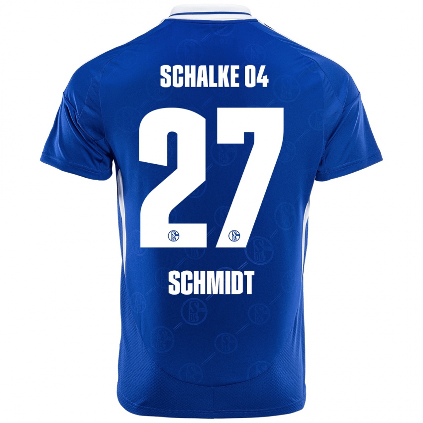 Bambino Maglia Tim Schmidt #27 Blu Reale Kit Gara Home 2024/25 Maglietta