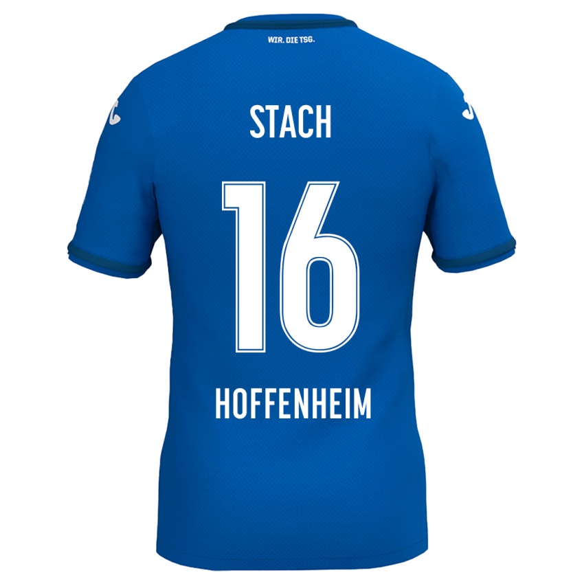 Bambino Maglia Anton Stach #16 Blu Reale Kit Gara Home 2024/25 Maglietta