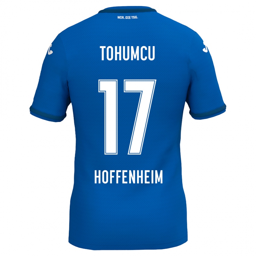 Bambino Maglia Umut Tohumcu #17 Blu Reale Kit Gara Home 2024/25 Maglietta