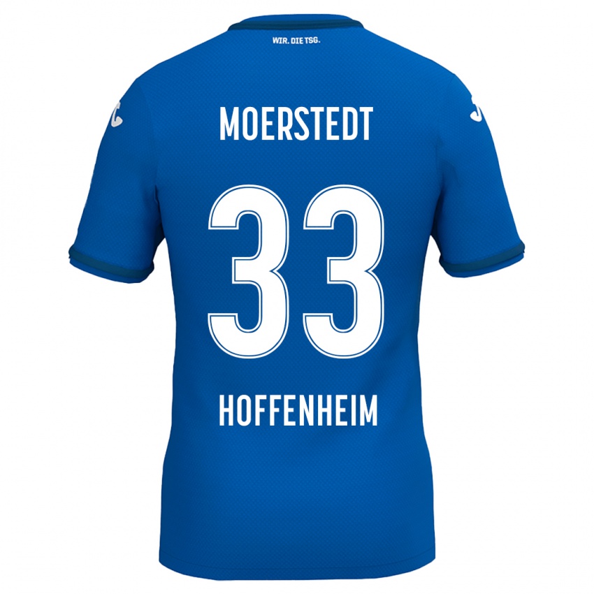 Bambino Maglia Max Moerstedt #33 Blu Reale Kit Gara Home 2024/25 Maglietta