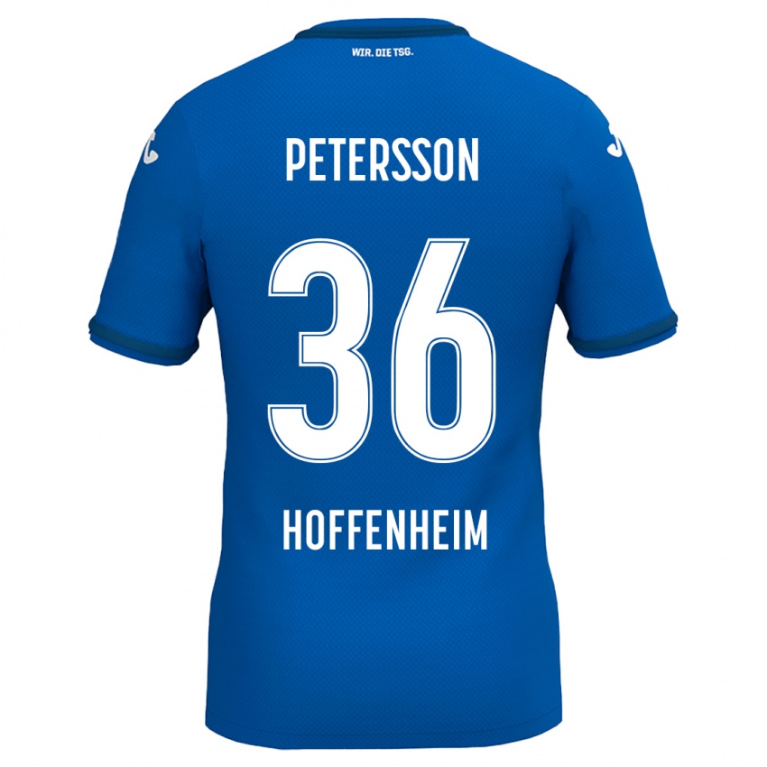 Bambino Maglia Lúkas Petersson #36 Blu Reale Kit Gara Home 2024/25 Maglietta