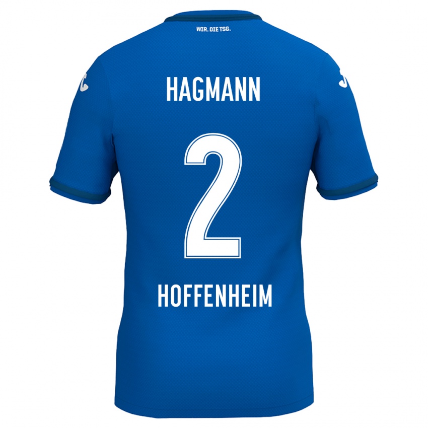 Bambino Maglia Felix Hagmann #2 Blu Reale Kit Gara Home 2024/25 Maglietta