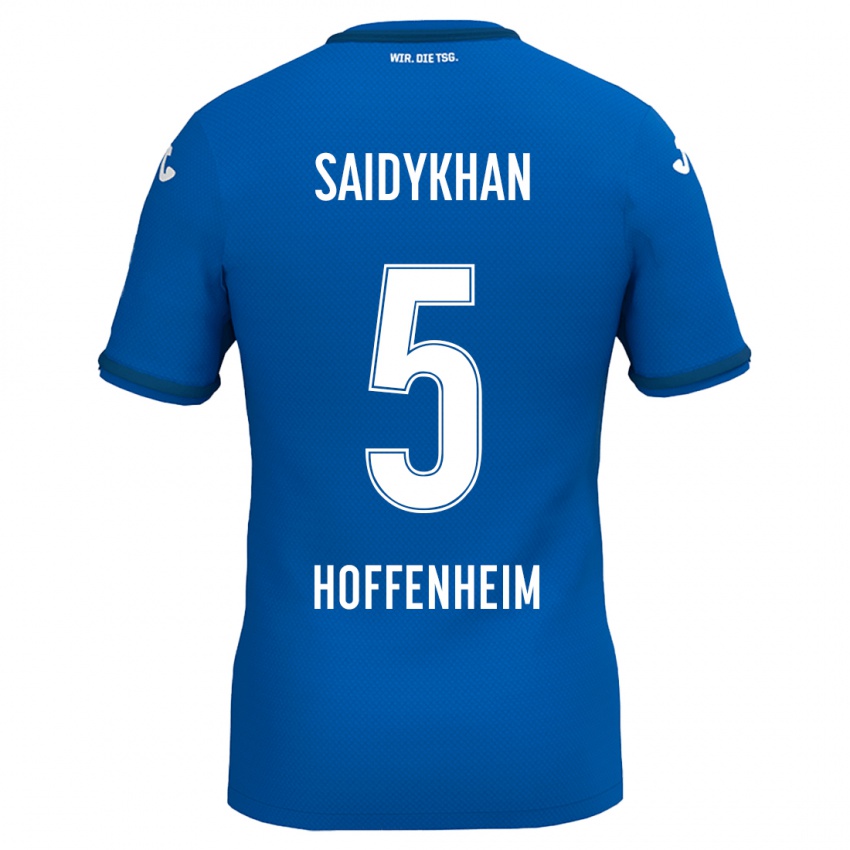 Bambino Maglia Ibrahim Saidykhan #5 Blu Reale Kit Gara Home 2024/25 Maglietta