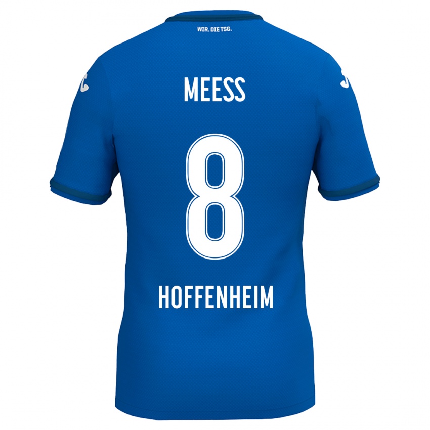 Bambino Maglia Jakob Meeß #8 Blu Reale Kit Gara Home 2024/25 Maglietta