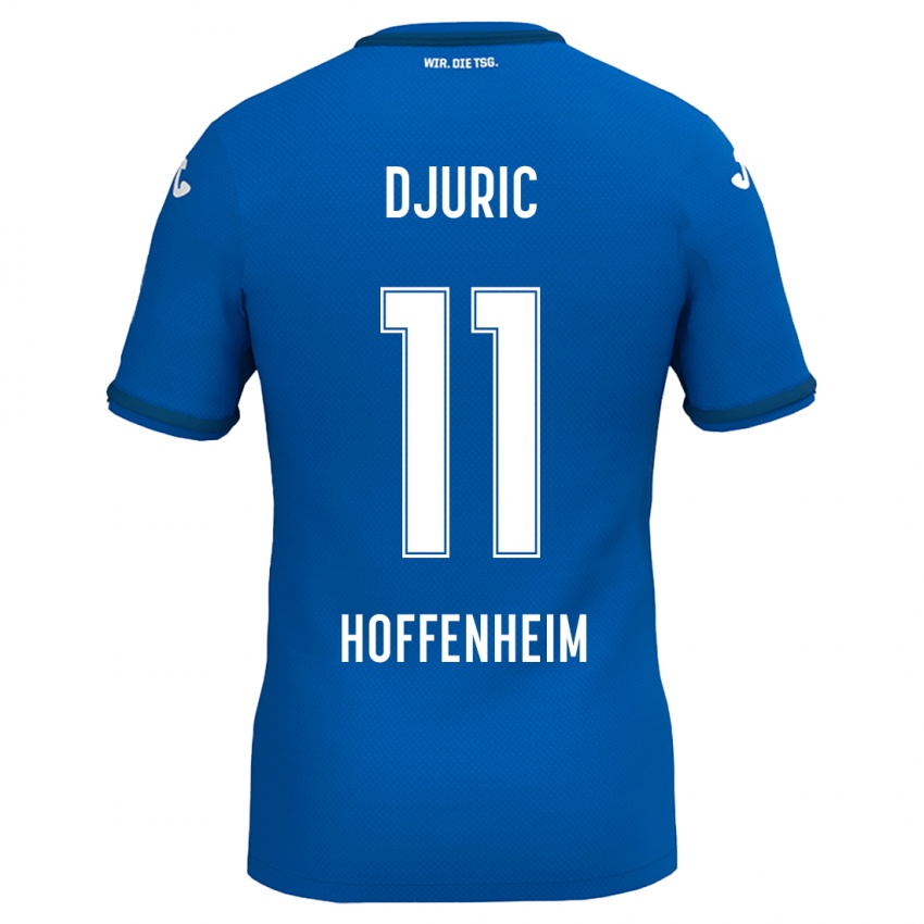 Bambino Maglia Luka Djuric #11 Blu Reale Kit Gara Home 2024/25 Maglietta