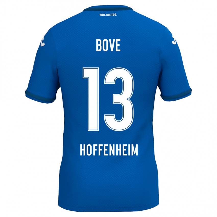 Bambino Maglia Nevio Bove #13 Blu Reale Kit Gara Home 2024/25 Maglietta