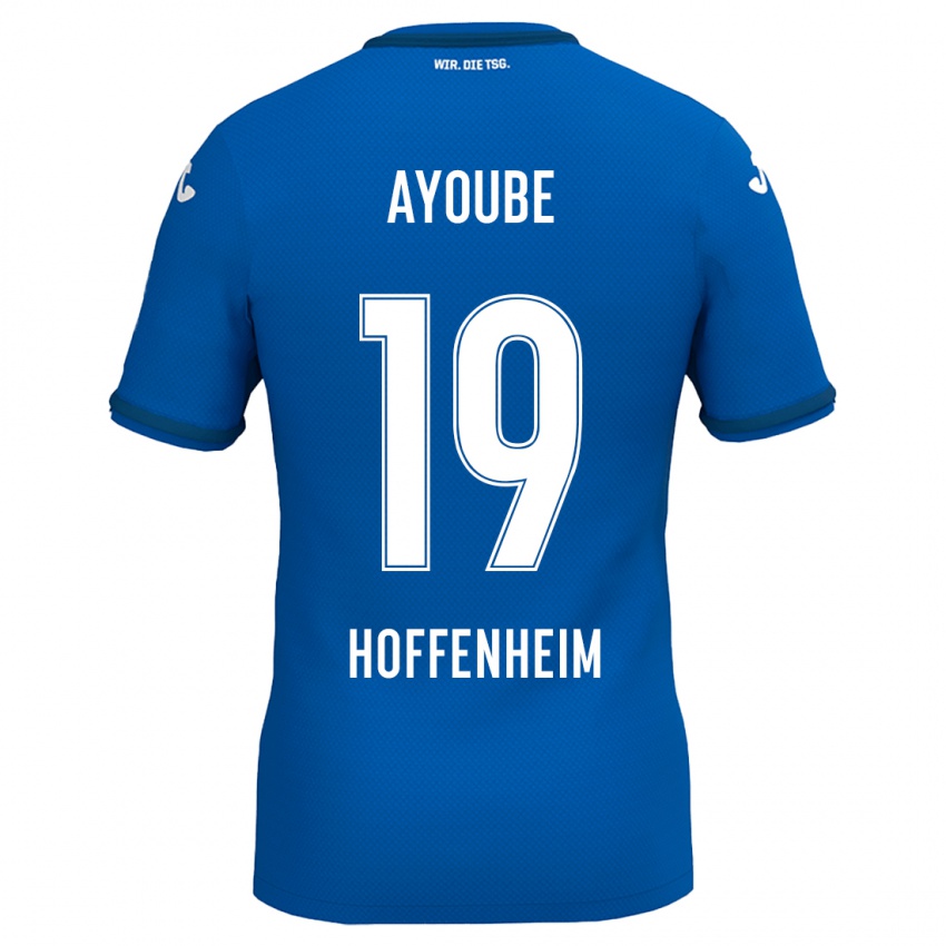 Bambino Maglia Ayoube Amaimouni-Echghouyab #19 Blu Reale Kit Gara Home 2024/25 Maglietta