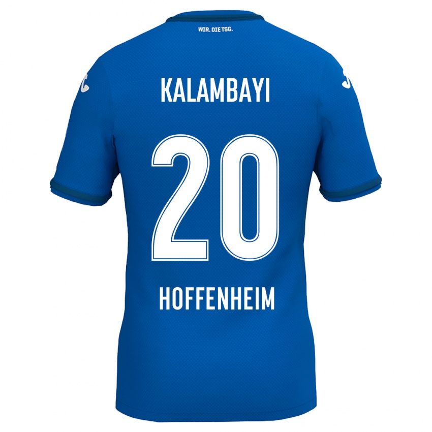 Bambino Maglia Simon Kalambayi #20 Blu Reale Kit Gara Home 2024/25 Maglietta