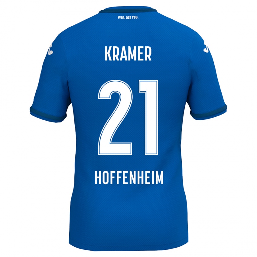 Bambino Maglia Emil Kramer #21 Blu Reale Kit Gara Home 2024/25 Maglietta