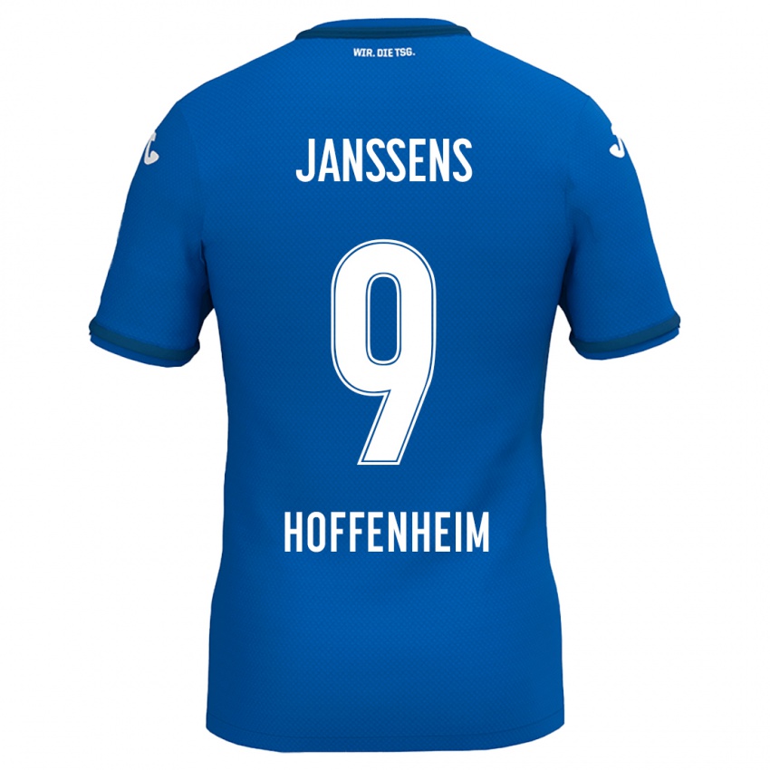 Bambino Maglia Jill Janssens #9 Blu Reale Kit Gara Home 2024/25 Maglietta