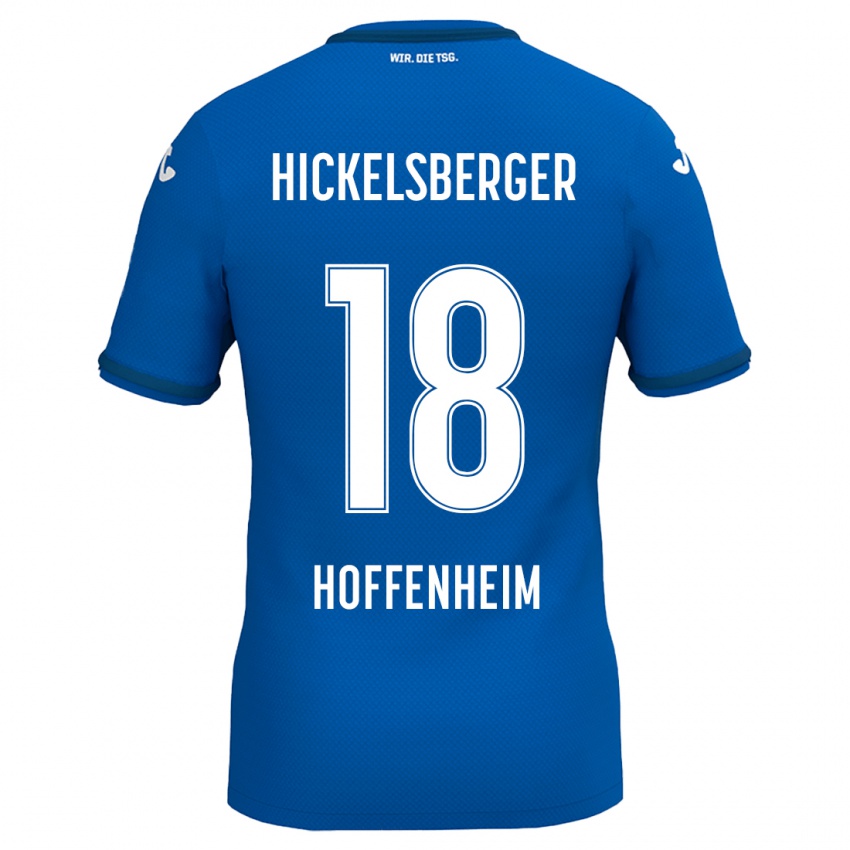 Bambino Maglia Julia Hickelsberger #18 Blu Reale Kit Gara Home 2024/25 Maglietta