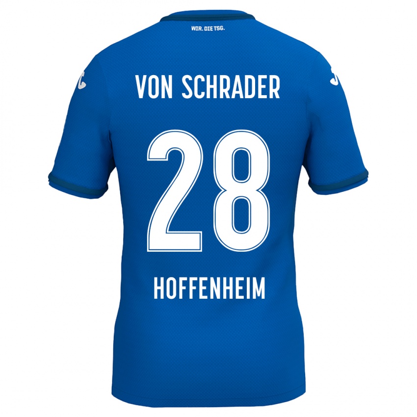 Bambino Maglia Lina Von Schrader #28 Blu Reale Kit Gara Home 2024/25 Maglietta