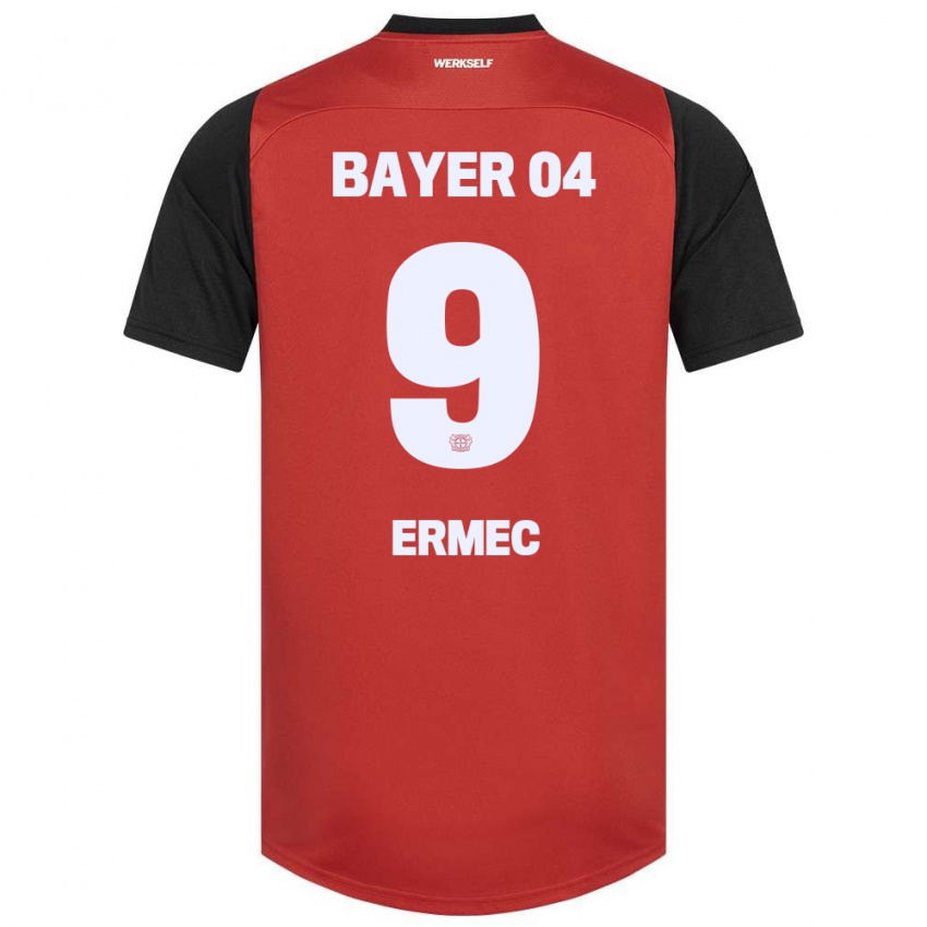 Bambino Maglia Berkan Ermec #9 Rosso Nero Kit Gara Home 2024/25 Maglietta