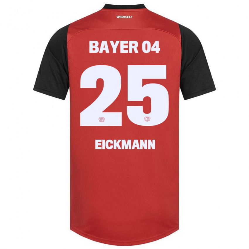 Bambino Maglia Mia Eickmann #25 Rosso Nero Kit Gara Home 2024/25 Maglietta