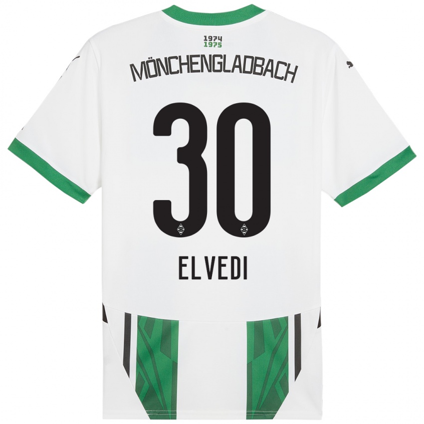 Bambino Maglia Nico Elvedi #30 Bianco Verde Kit Gara Home 2024/25 Maglietta