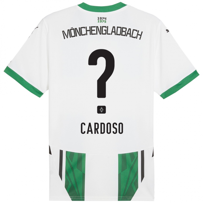 Bambino Maglia Tiago Pereira Cardoso #0 Bianco Verde Kit Gara Home 2024/25 Maglietta