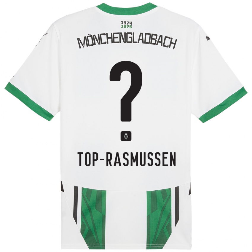 Bambino Maglia Tristan Top-Rasmussen #0 Bianco Verde Kit Gara Home 2024/25 Maglietta