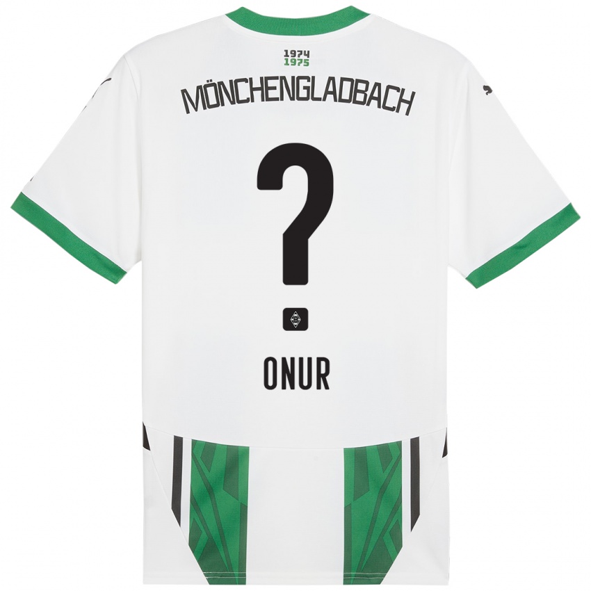 Bambino Maglia Hasan Onur #0 Bianco Verde Kit Gara Home 2024/25 Maglietta