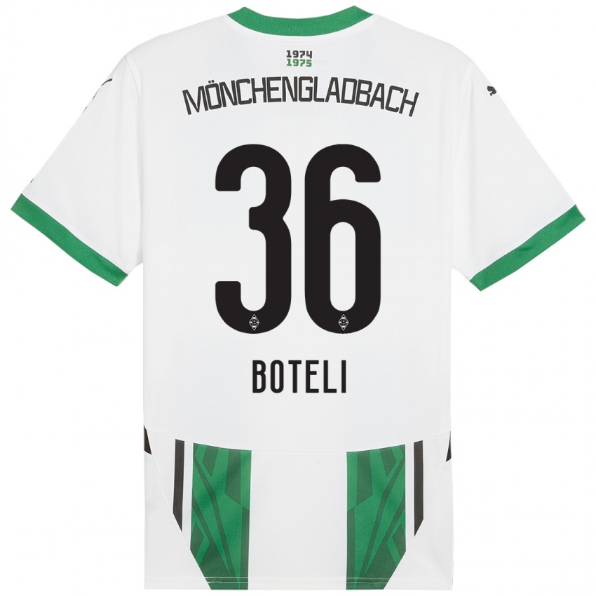 Bambino Maglia Winsley Boteli #36 Bianco Verde Kit Gara Home 2024/25 Maglietta