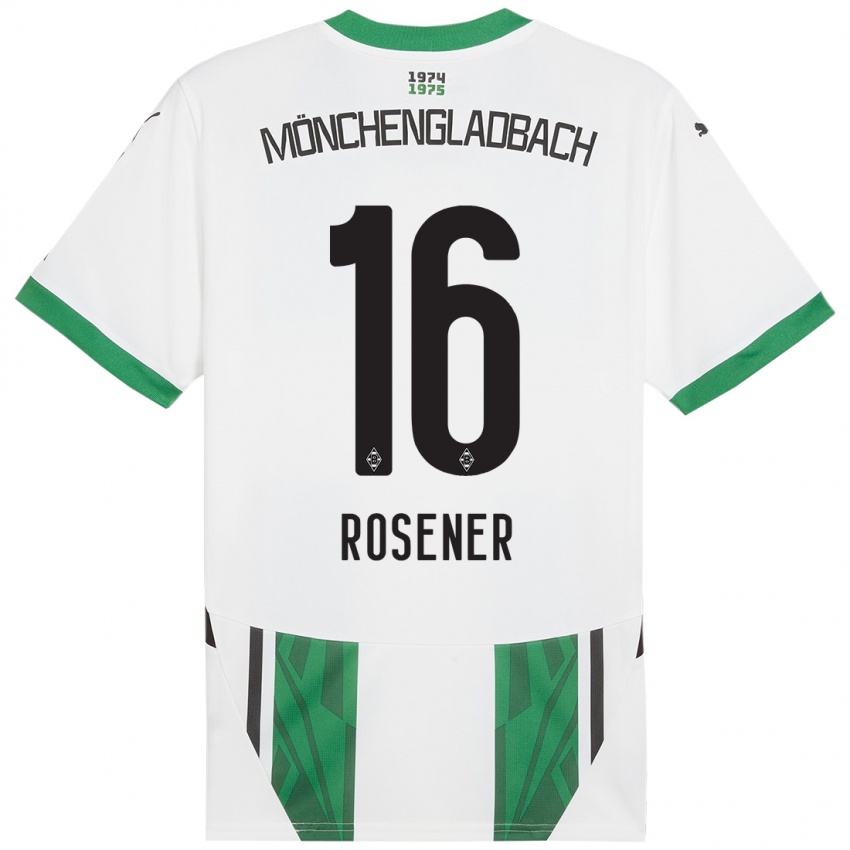 Bambino Maglia Chiara Rösener #16 Bianco Verde Kit Gara Home 2024/25 Maglietta