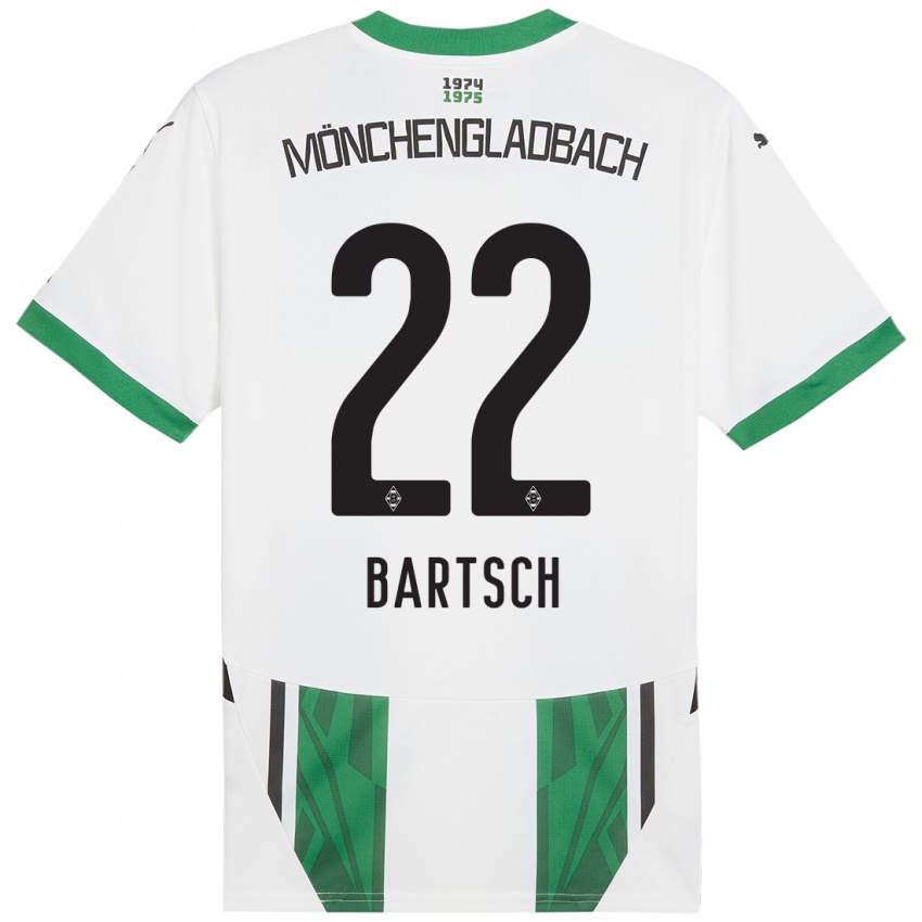 Bambino Maglia Kristina Bartsch #22 Bianco Verde Kit Gara Home 2024/25 Maglietta