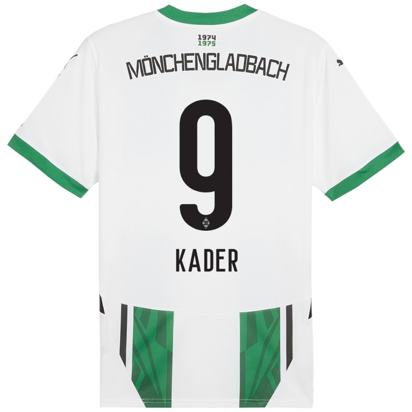 Bambino Maglia Cagatay Kader #9 Bianco Verde Kit Gara Home 2024/25 Maglietta