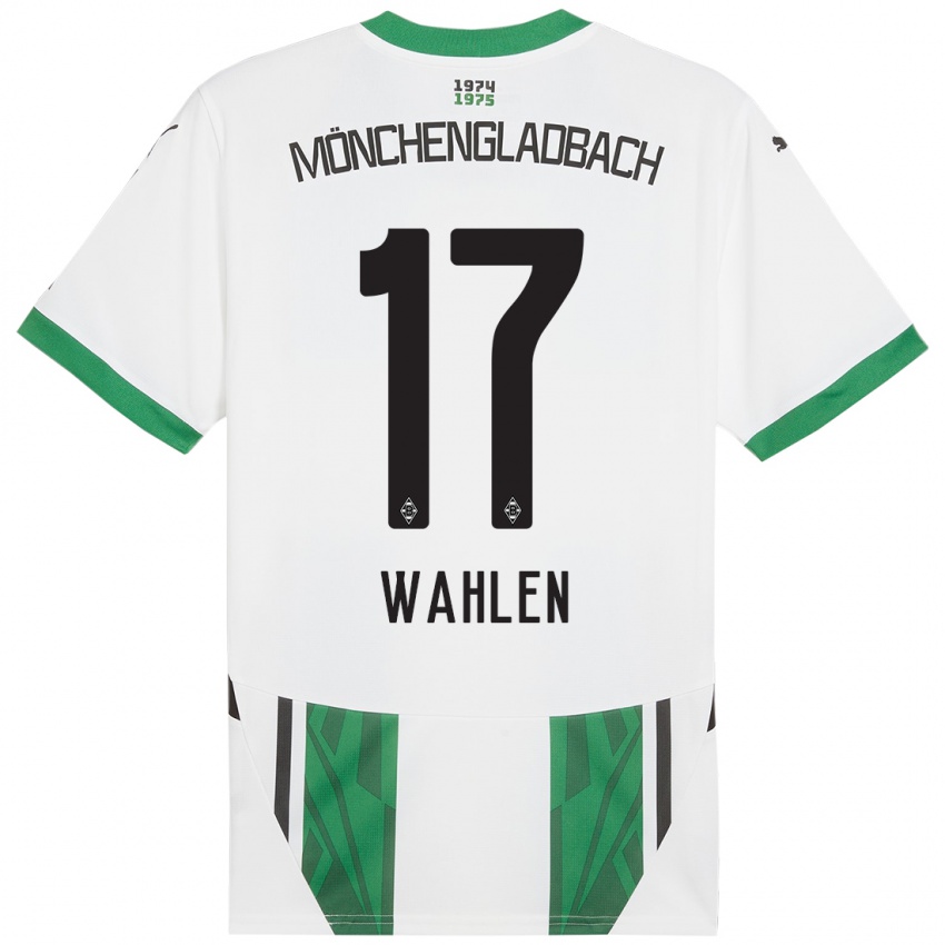 Bambino Maglia Vanessa Wahlen #17 Bianco Verde Kit Gara Home 2024/25 Maglietta