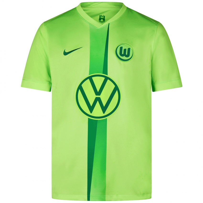 Bambino Maglia Lineth Beerensteyn #9 Verde Fluorescente Kit Gara Home 2024/25 Maglietta