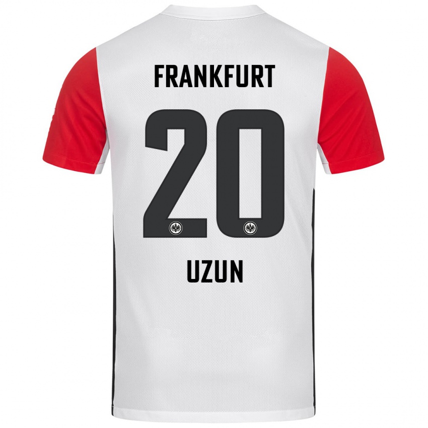 Bambino Maglia Can Uzun #20 Bianco Rosso Kit Gara Home 2024/25 Maglietta