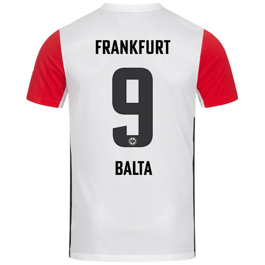 Bambino Maglia Sahin Balta #9 Bianco Rosso Kit Gara Home 2024/25 Maglietta