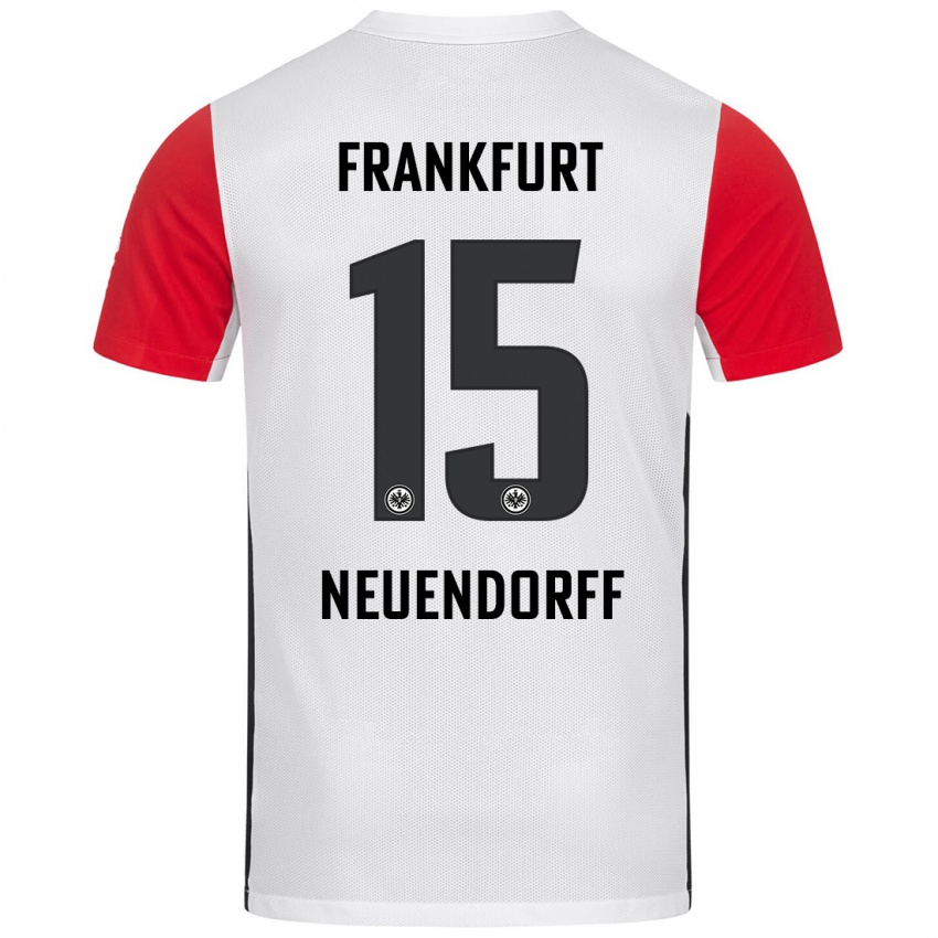 Bambino Maglia Nilo Neuendorff #15 Bianco Rosso Kit Gara Home 2024/25 Maglietta