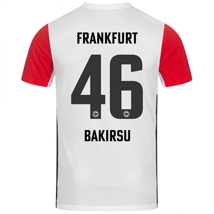 Bambino Maglia Hüseyin Bakirsu #46 Bianco Rosso Kit Gara Home 2024/25 Maglietta