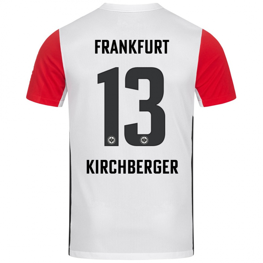 Bambino Maglia Virginia Kirchberger #13 Bianco Rosso Kit Gara Home 2024/25 Maglietta