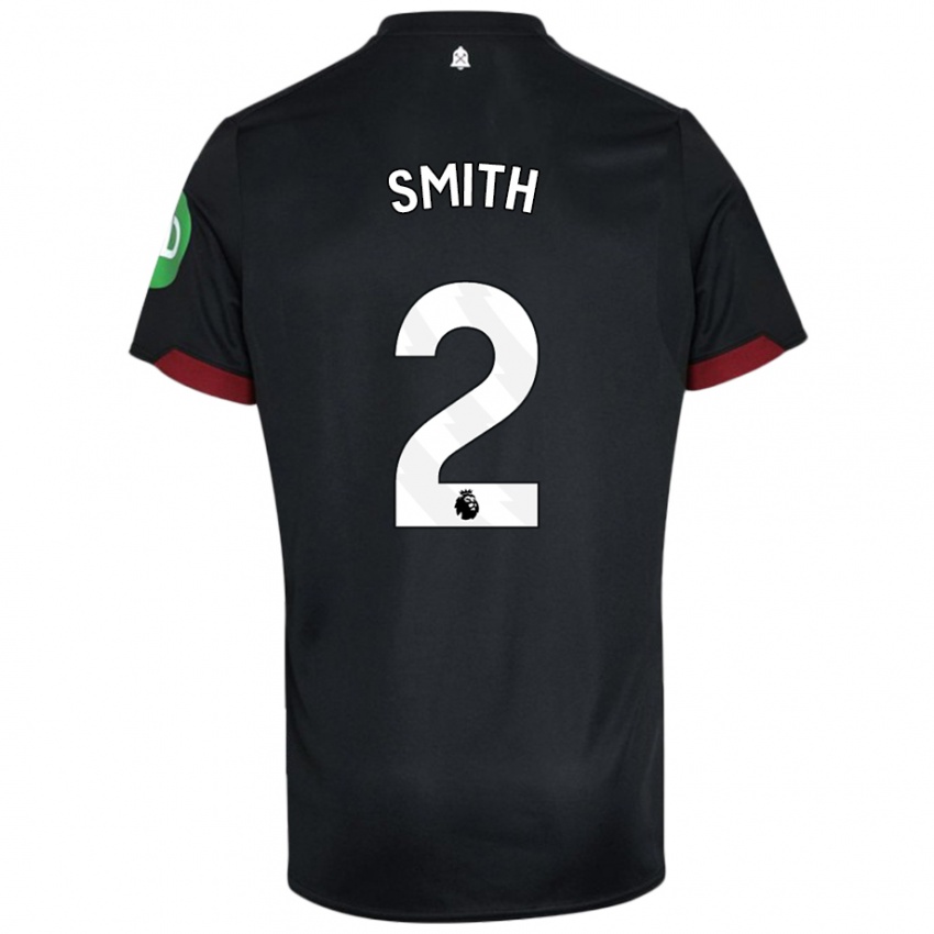 Bambino Maglia Kirsty Smith #2 Nero Bianco Kit Gara Away 2024/25 Maglietta