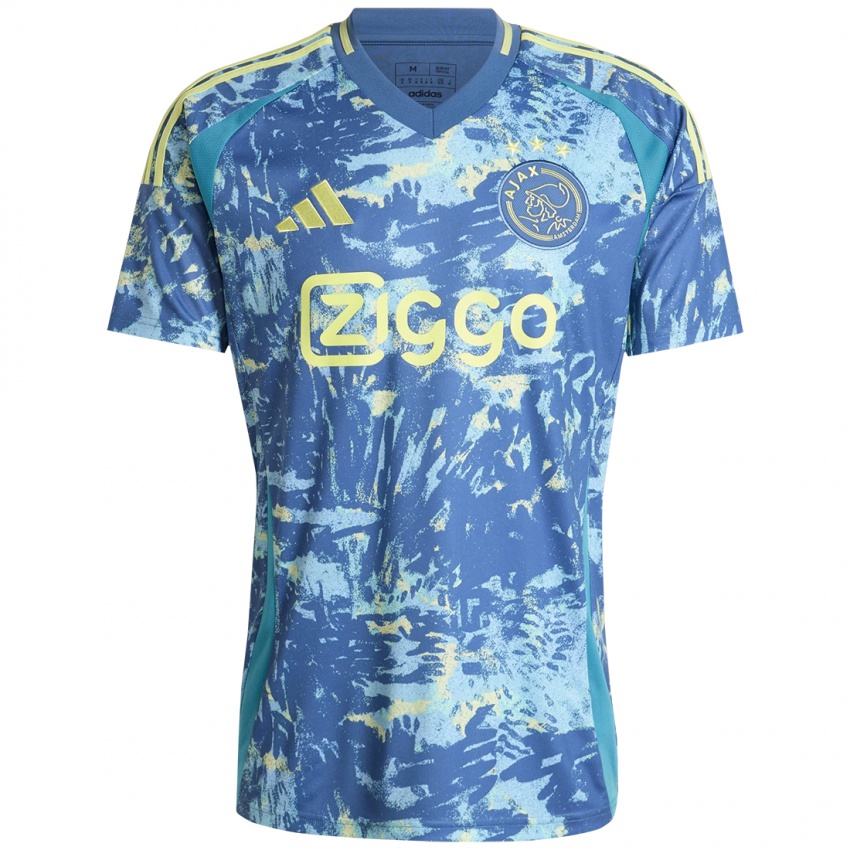 Bambino Maglia Kay-Lee De Sanders #25 Grigio Blu Giallo Kit Gara Away 2024/25 Maglietta