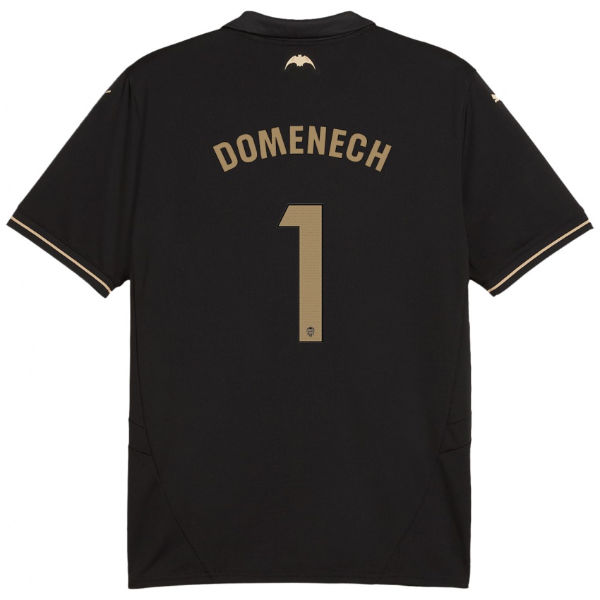 Bambino Maglia Jaume Domenech #1 Nero Kit Gara Away 2024/25 Maglietta